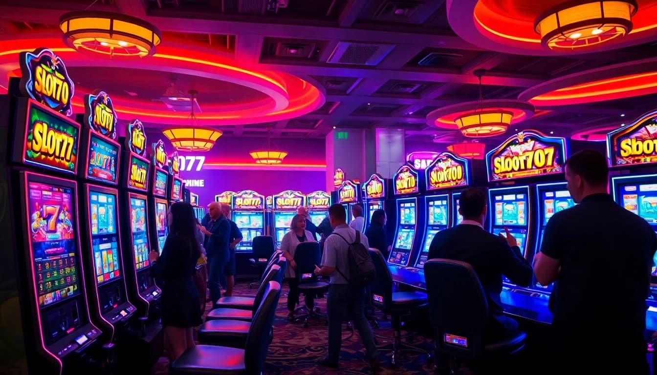 Menangkan jackpot dengan Slot77 di mesin slot yang mengesankan.