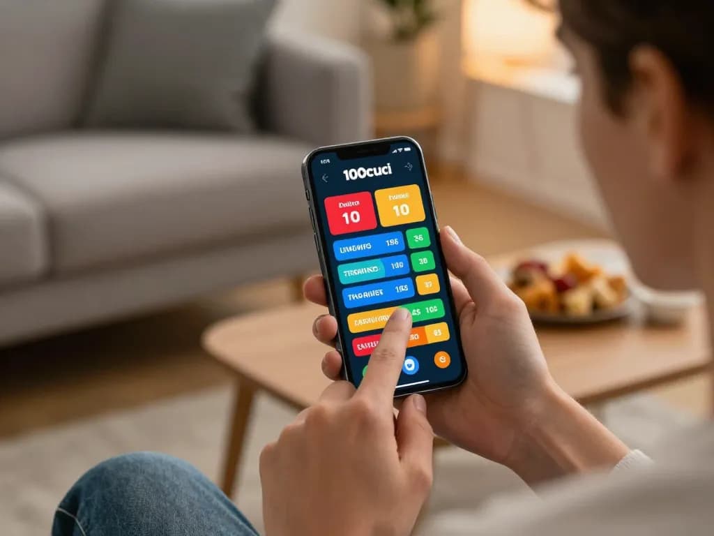 Pemain yang terlibat dengan 100cuci 88 login di telefon pintar mereka sambil bertaruh pada sukan secara langsung.
