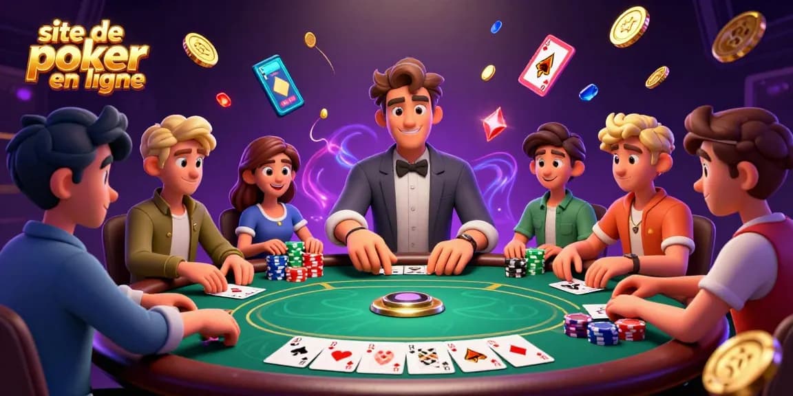 Jouez avec des amis sur un site de poker en ligne, expérience immersive garantissant des gains stimulants.