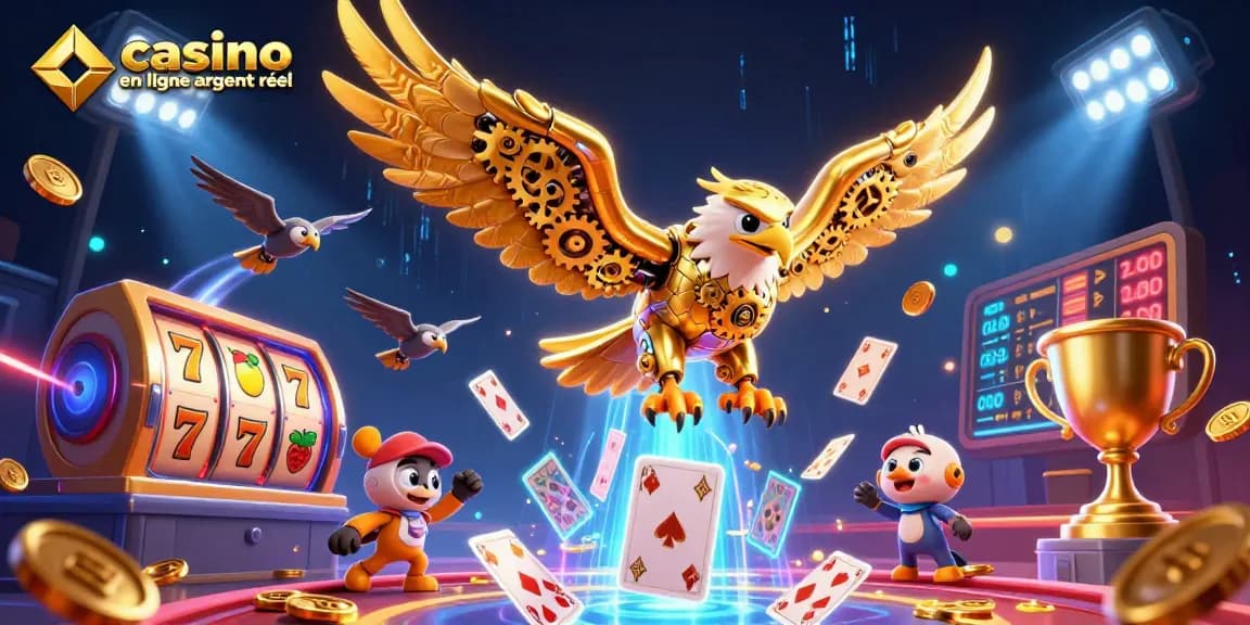 Gain des gains réels avec le casino en ligne argent réel grâce à une illustration captivante.