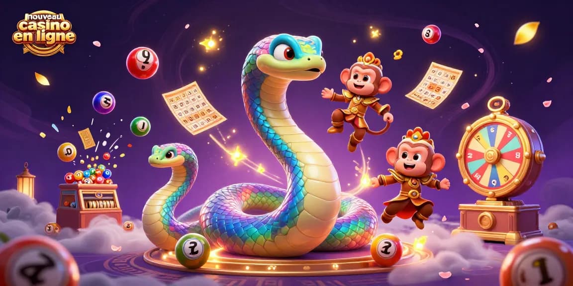 Éprouver l'excitation d'un nouveau casino en ligne avec des personnages colorés et des jeux dynamiques.