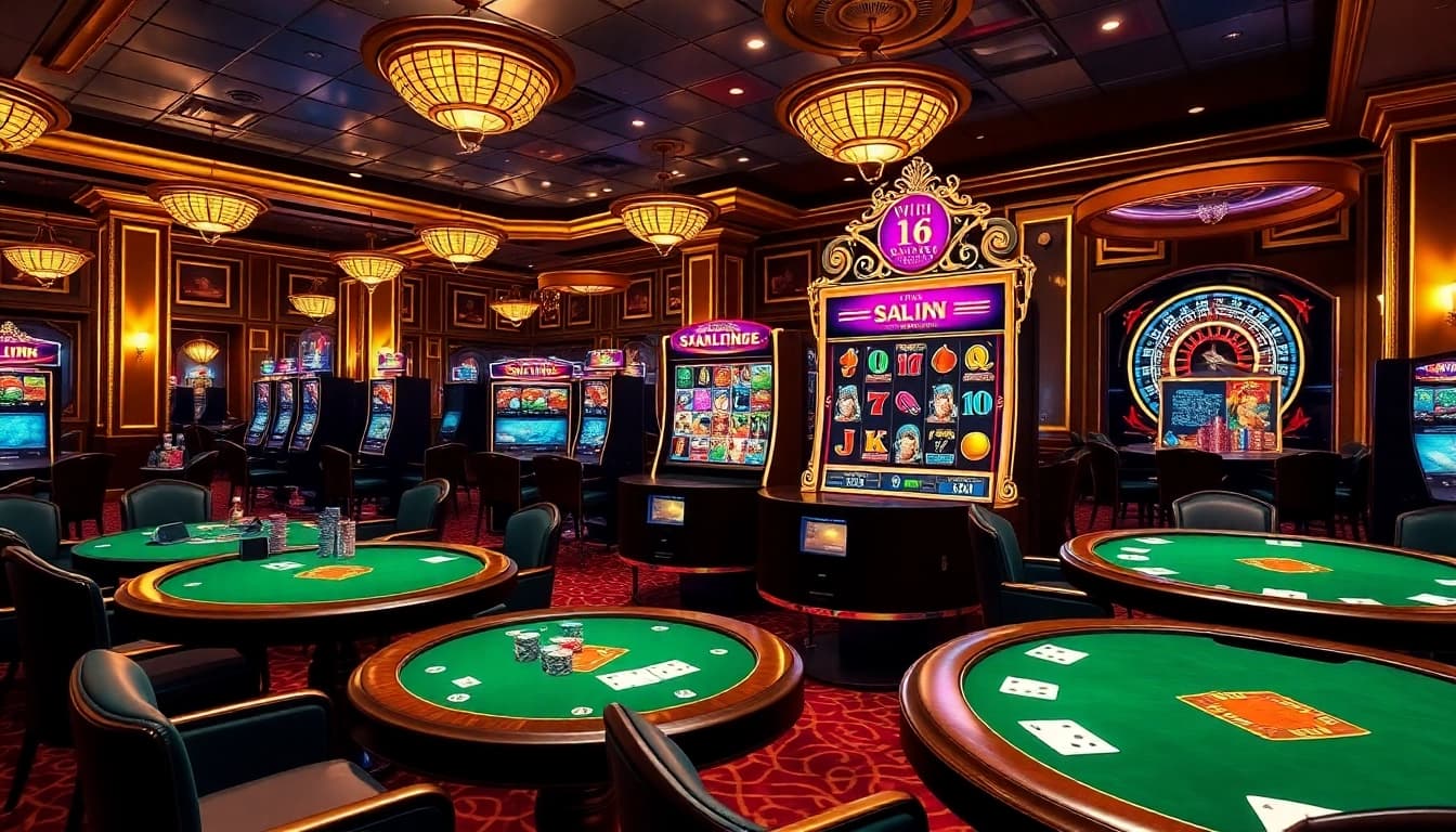 Experience the thrill of a pragmatic slot in a vibrant casino setting filled with excitement.