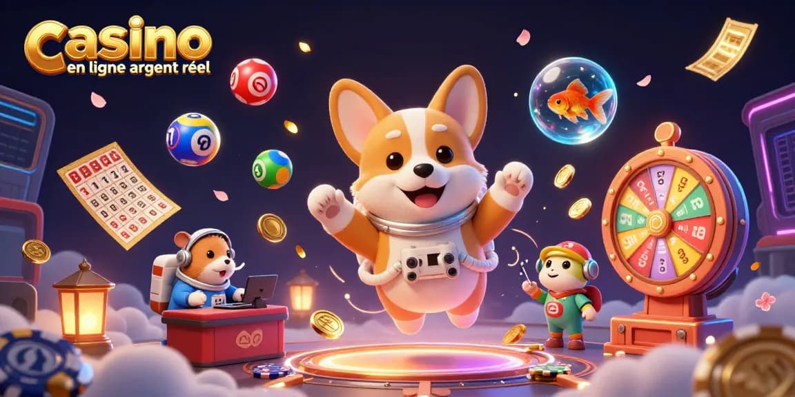 Explorez l'univers de casino en ligne argent réel avec d'étonnantes illustrations 3D captivantes.