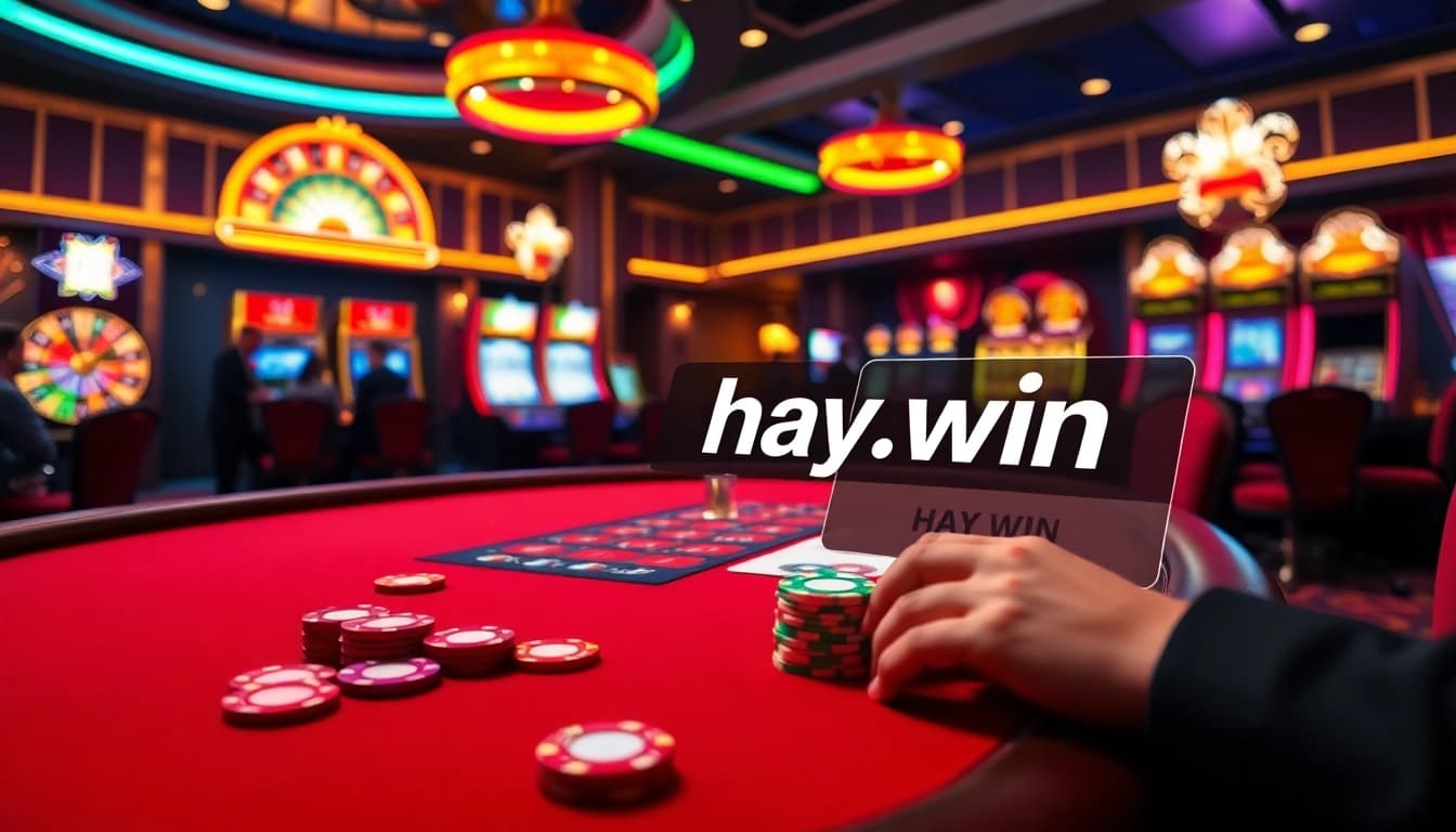 Engage with high-stakes gambling at hay.win with vibrant casino tables and exciting action.