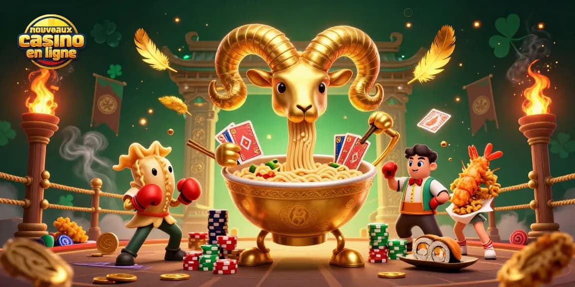 Découvrez les nouveaux casinos en ligne avec des personnages animés dans une scène de jeu captivante.