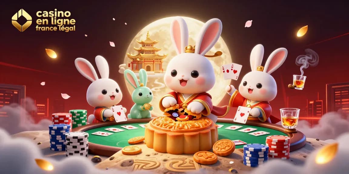 Les jeux dans un casino en ligne France légal, avec des éléments dynamiques de poker et un décor enchanteur.