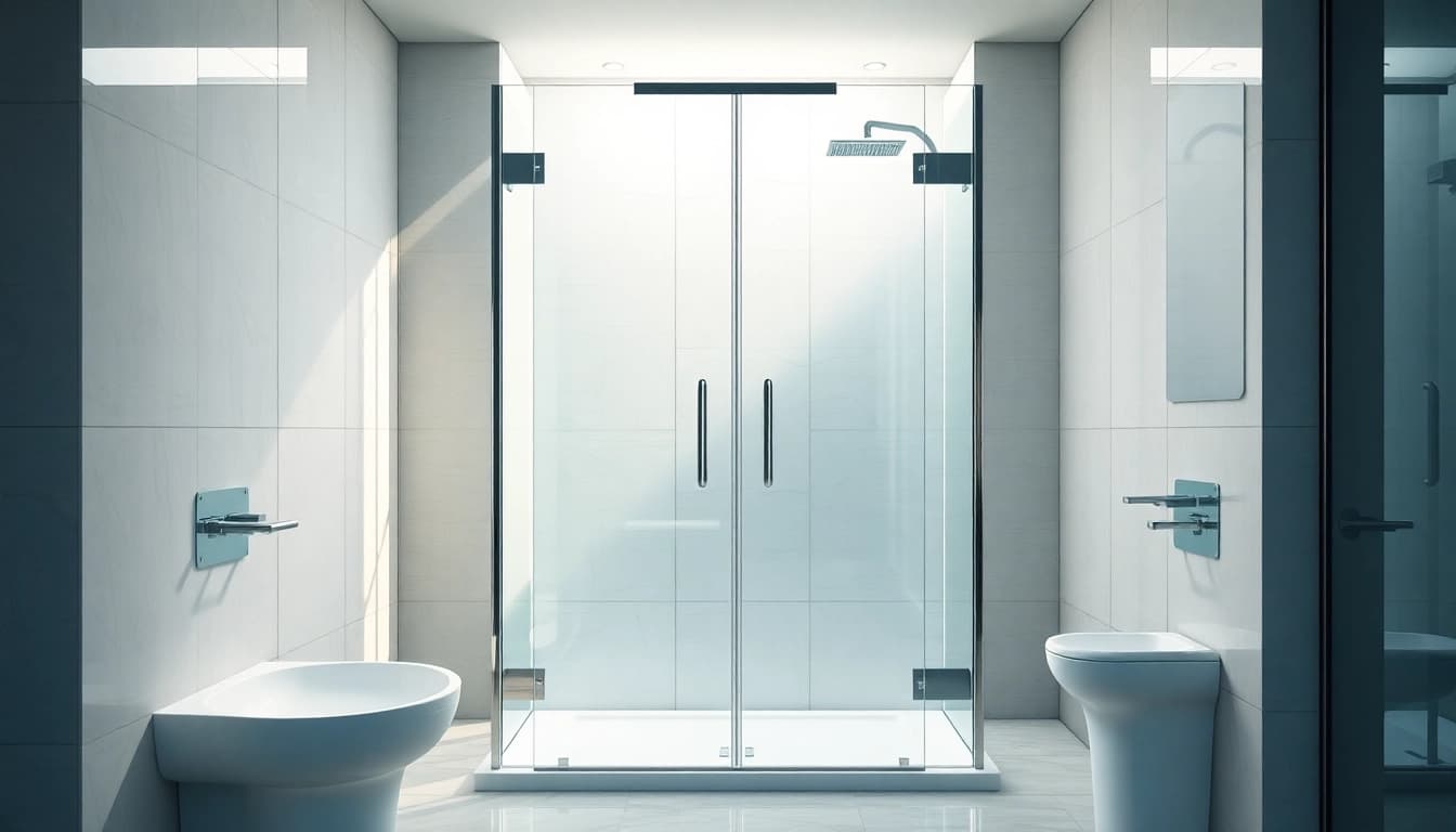 Moderne duschkabine 90x90 komplett in eleganter Badezimmerumgebung präsentieren.