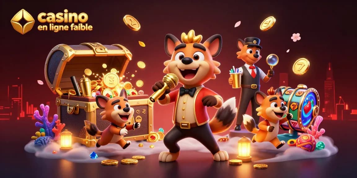 Visuel dynamique d'un casino en ligne fiable animé avec des hyènes comiques, illustrant l'expérience de jeu привлек聘信用.