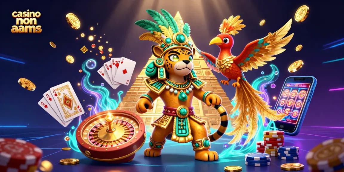 Cascade le tue vincite nei casino non aams con personaggi 3D vivaci ed elementi di gioco dinamici.