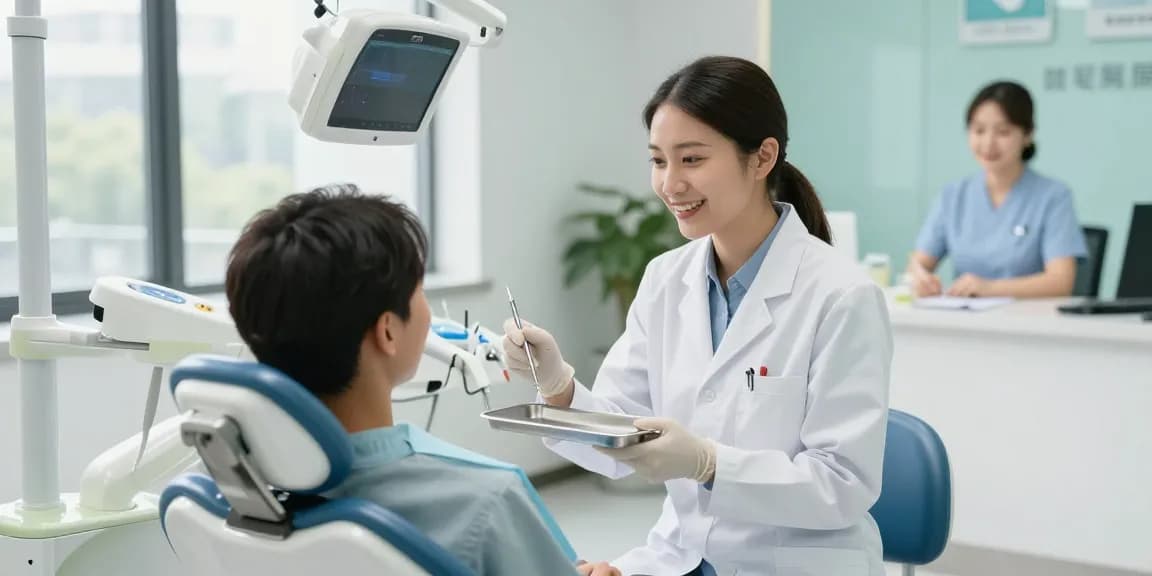 Skilled dentist discussing dental implants Mooresville nc with a relaxed patient in a welcoming office environment.