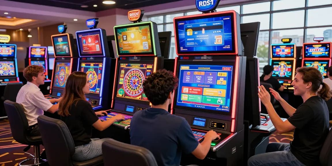 Experience exhilarating gameplay at credit card casinos on https://fimltd.co.uk, showcasing fun players and digital interfaces.
