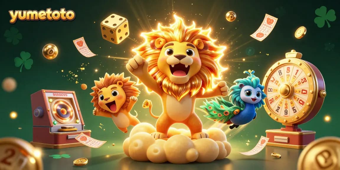 Menang dengan lotto di yumetoto, kumpulan angka JP ditampilkan secara menarik.