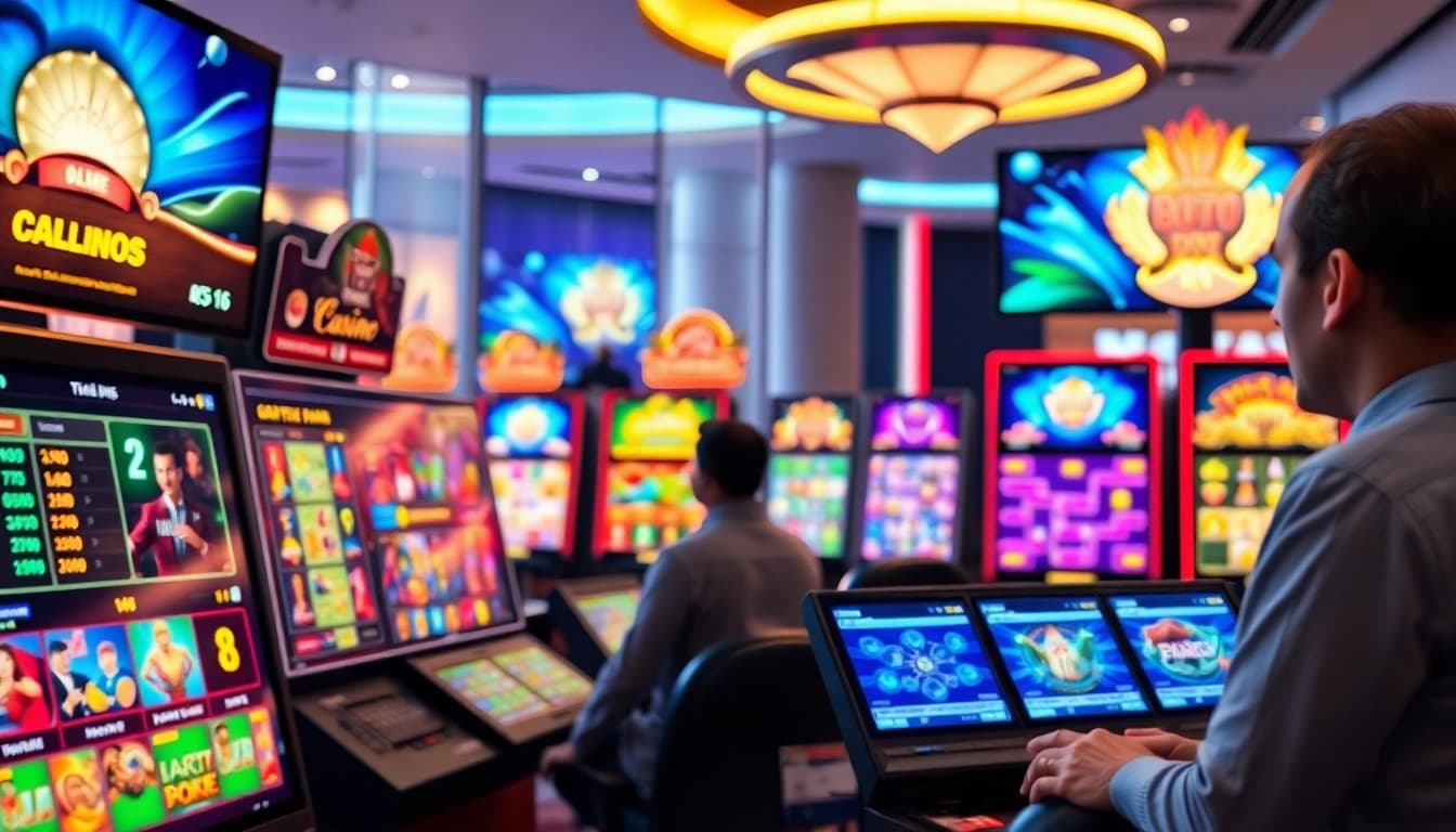 Engaging scene depicting Non gamstop casino Uk options with vibrant gaming visuals and user-friendly platforms.