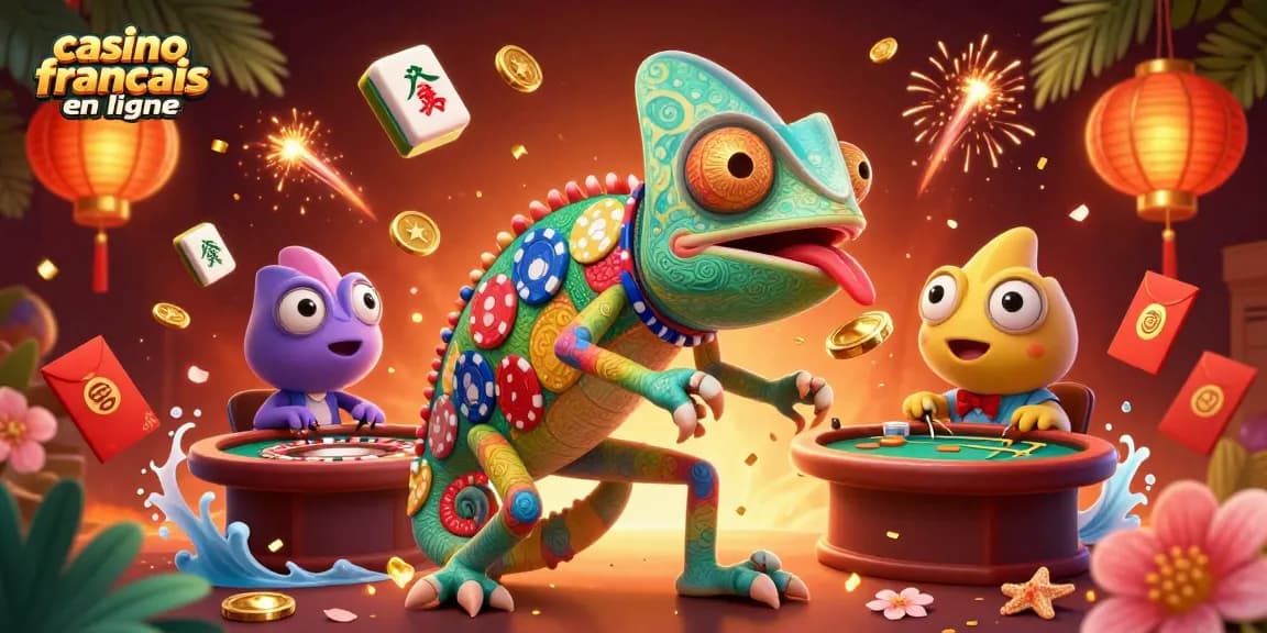 Actionner les gains sur casino français en ligne avec une illustration dynamique de jeux de casino.