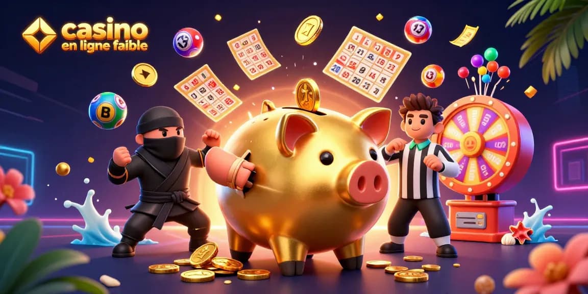 Ce casino en ligne fiable représente un combat ludique et dynamique entre un cochon tirelire et des personnages extravagants.