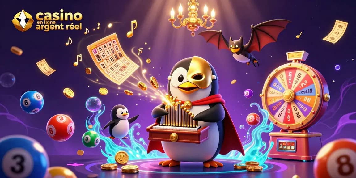Jouez au casino en ligne argent réel avec ces personnages doués dans un décor vibrant et magique.