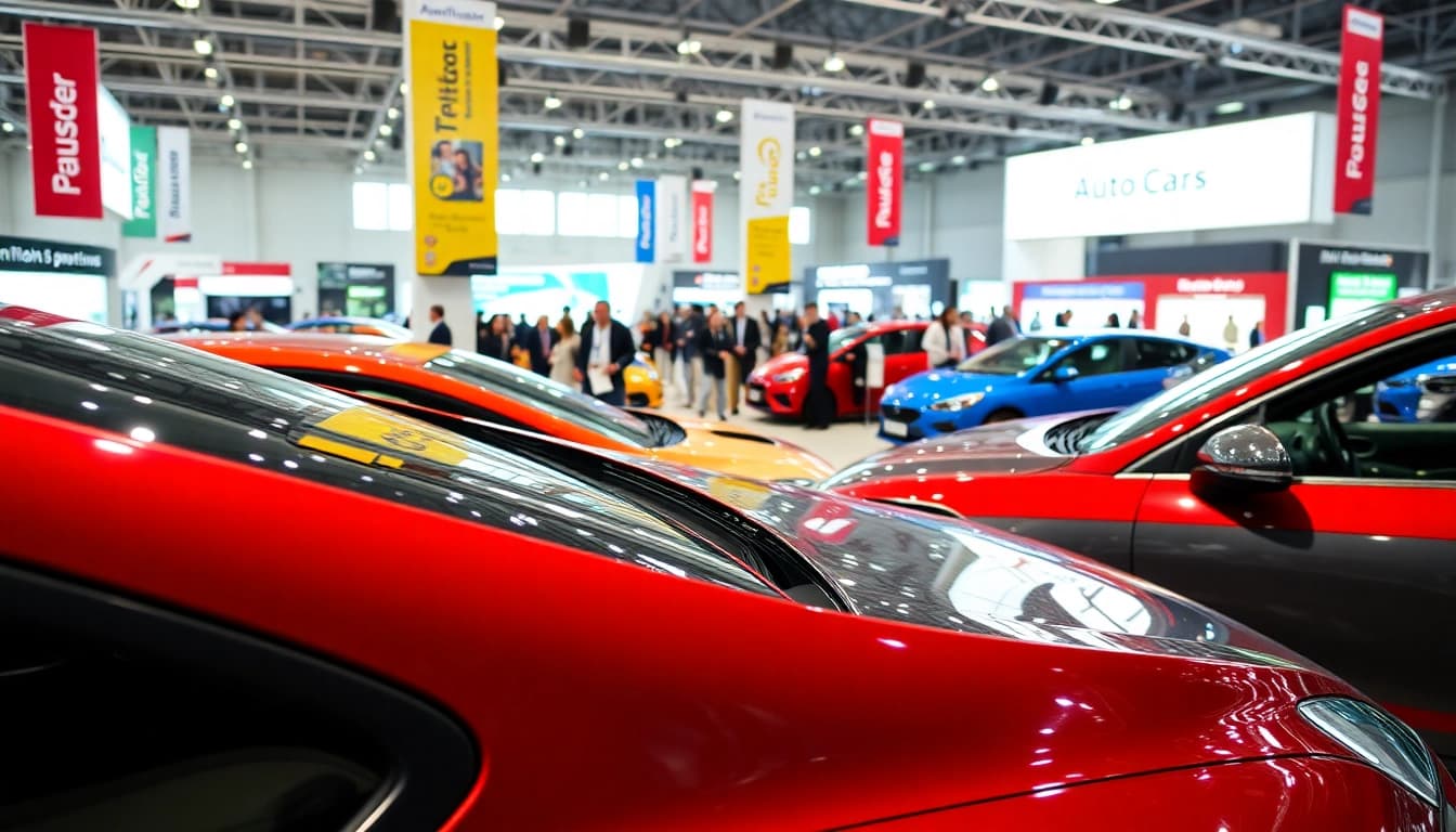 Experience the excitement of the Auto Cars Show with stunning car models on display.
