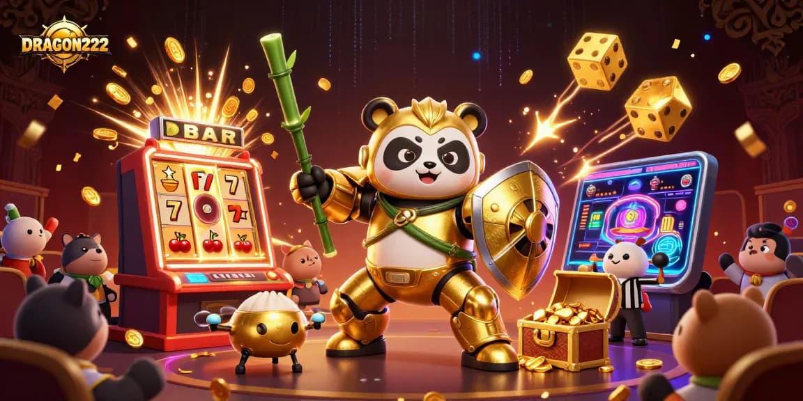 Experience the thrill of winning with DRAGON222's slots bursting with coins and jackpots!