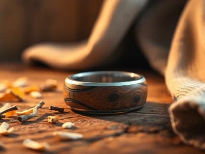 Timeless Elegance: Whiskey Barrel Wedding Bands for Every Love Story