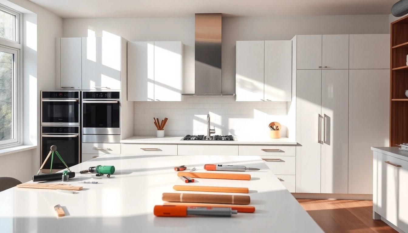 Cabinet Refacing Saint Petersburg FL in a bright, modern kitchen with inviting cabinetry.