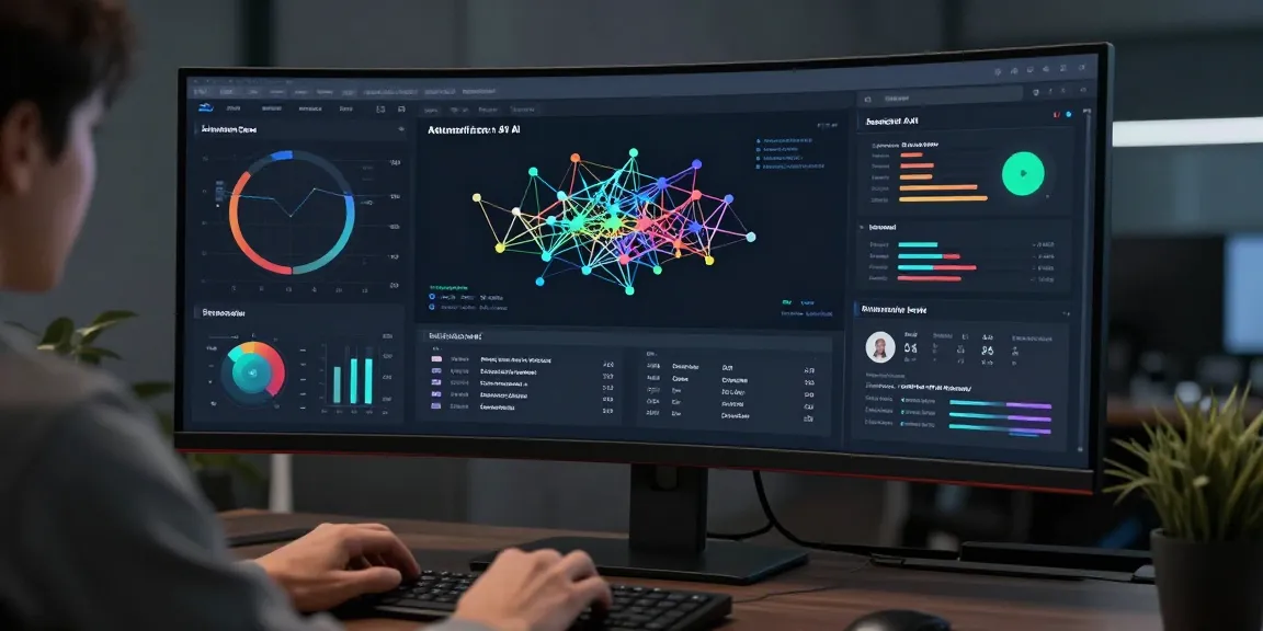 Visualização de um painel SaaS AI mostrando Movie APK e ferramentas de automação inteligente.