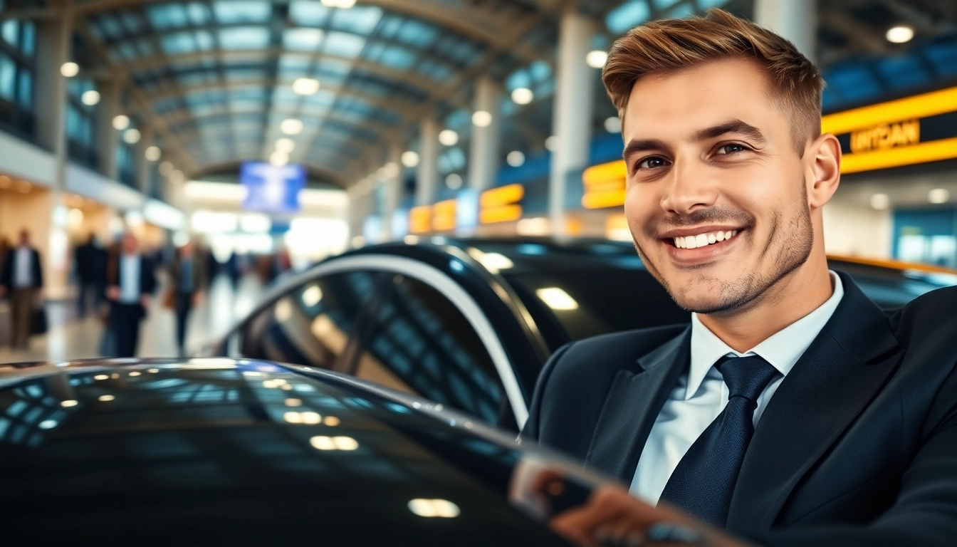 Offering Private Airport Transfers with a professional chauffeur and luxury vehicle.