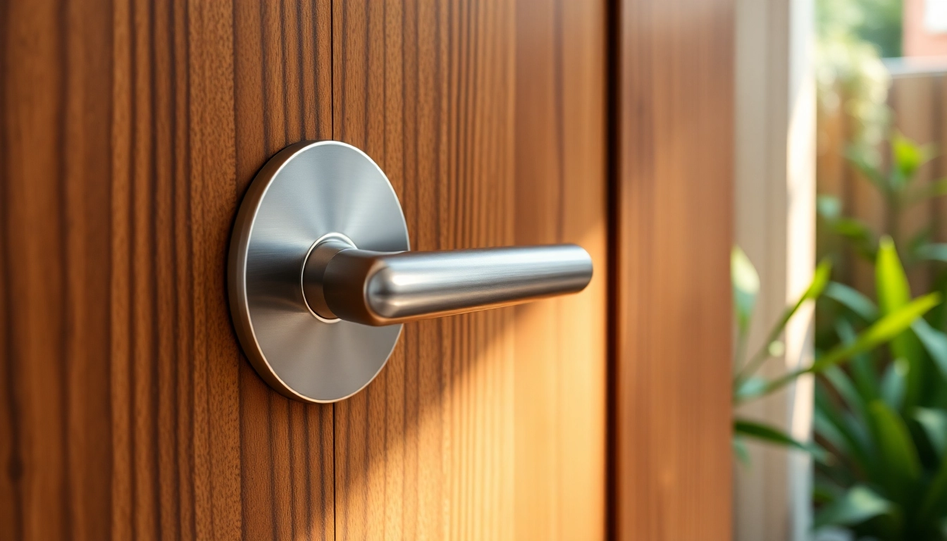 Showcase of high-quality door handles by Door Handle Suppliers in an elegant home setting.