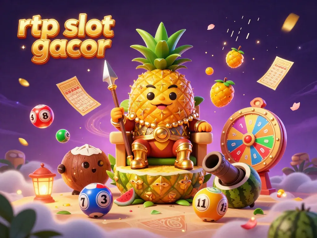 Menangkan hadiah di RTP Slot Gacor dengan raja nanas dan permainan yang penuh warna.