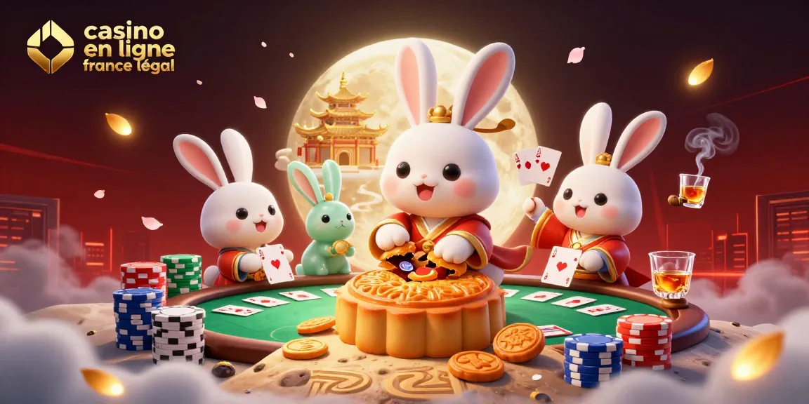 Les jeux dans un casino en ligne France légal, avec des éléments dynamiques de poker et un décor enchanteur.