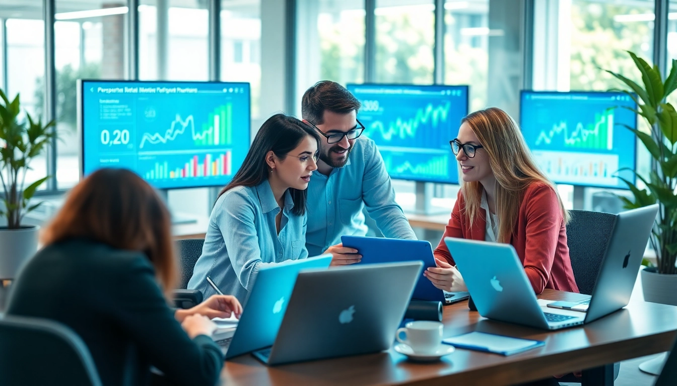 Enhance your business strategy with Malaysia SEO services from our expert team in a collaborative office.