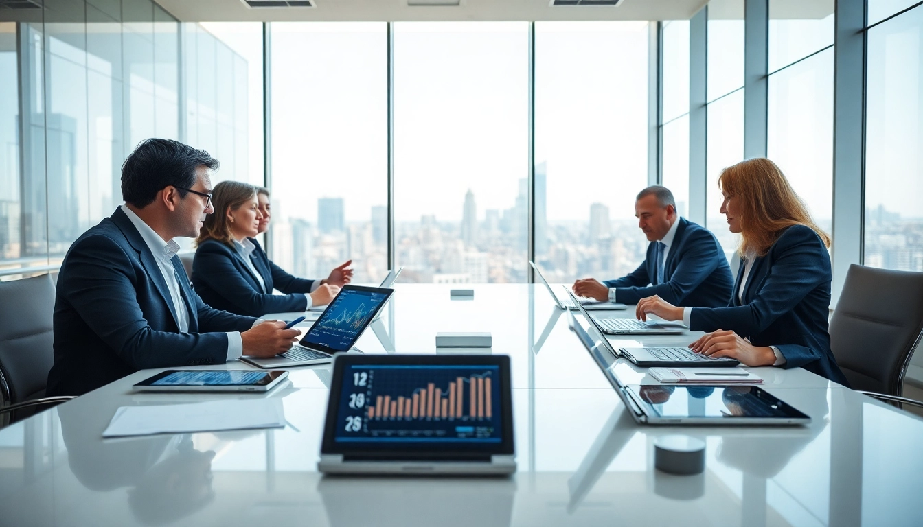Analyze competitor pricing strategies during a collaborative business meeting in an urban office.