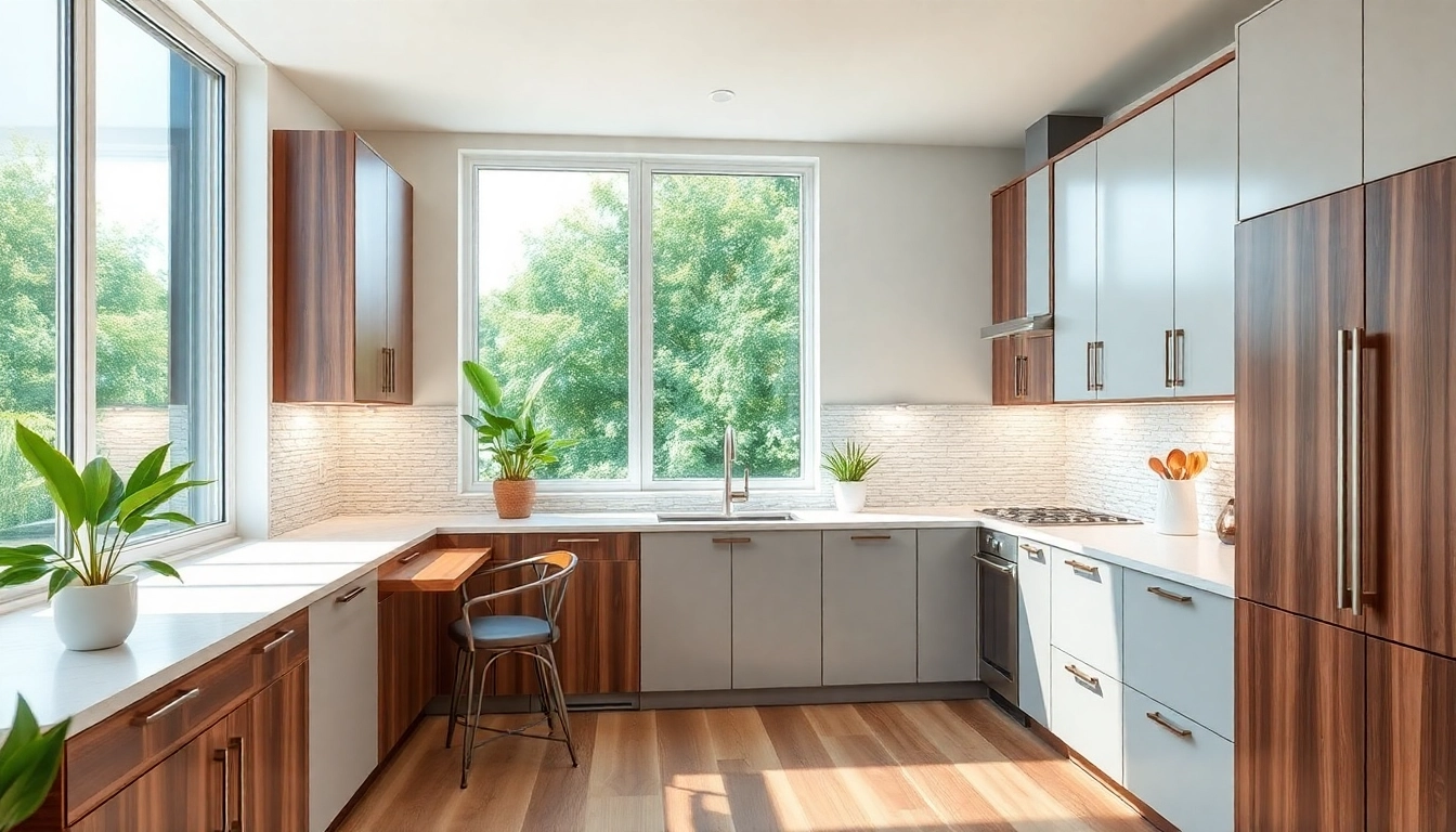 Cabinet Refacing Saint Petersburg FL showcased in a modern kitchen with updated cabinetry.