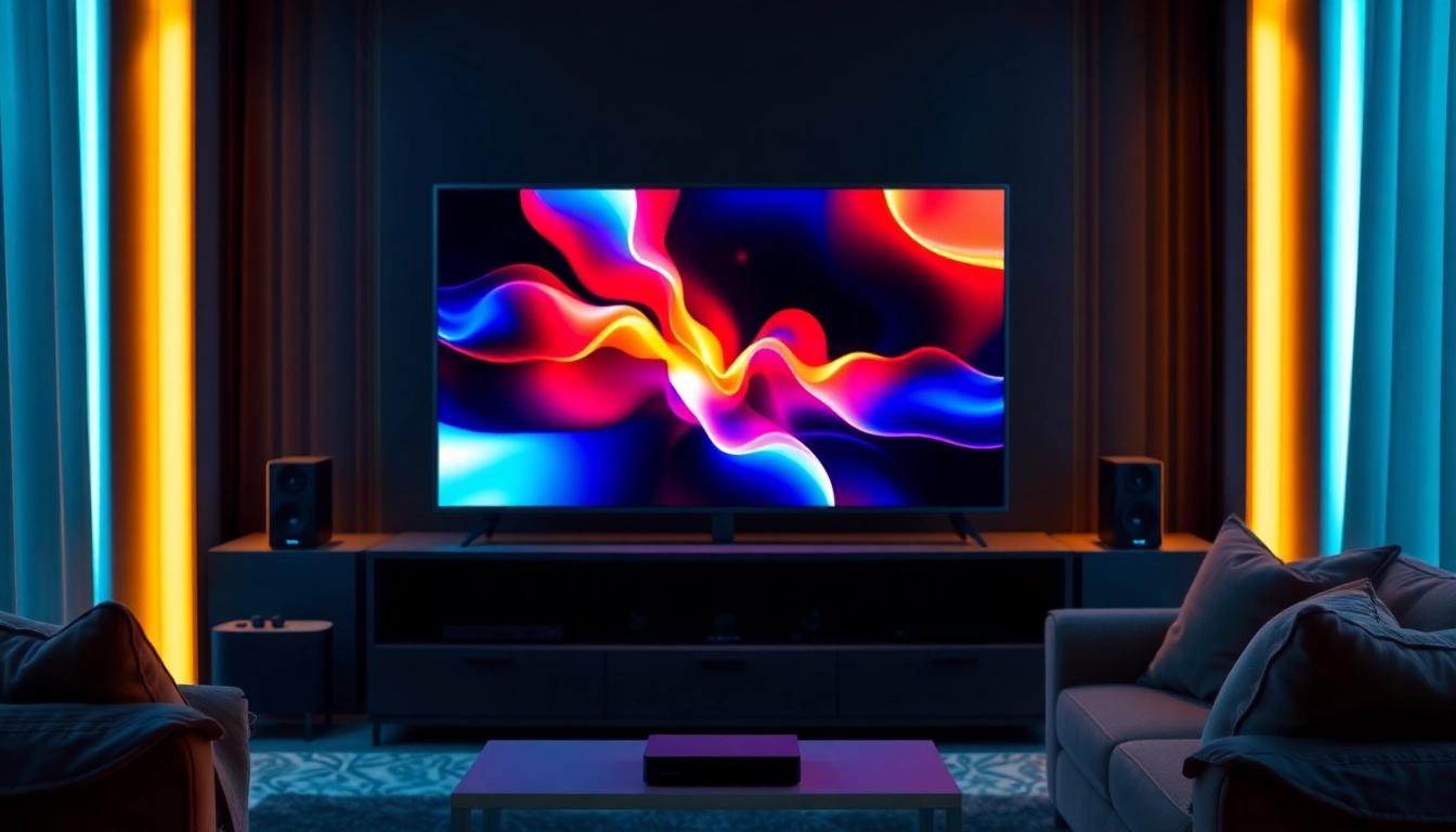 Experience the immersive world of iron tv pro with a sleek home theater setup.