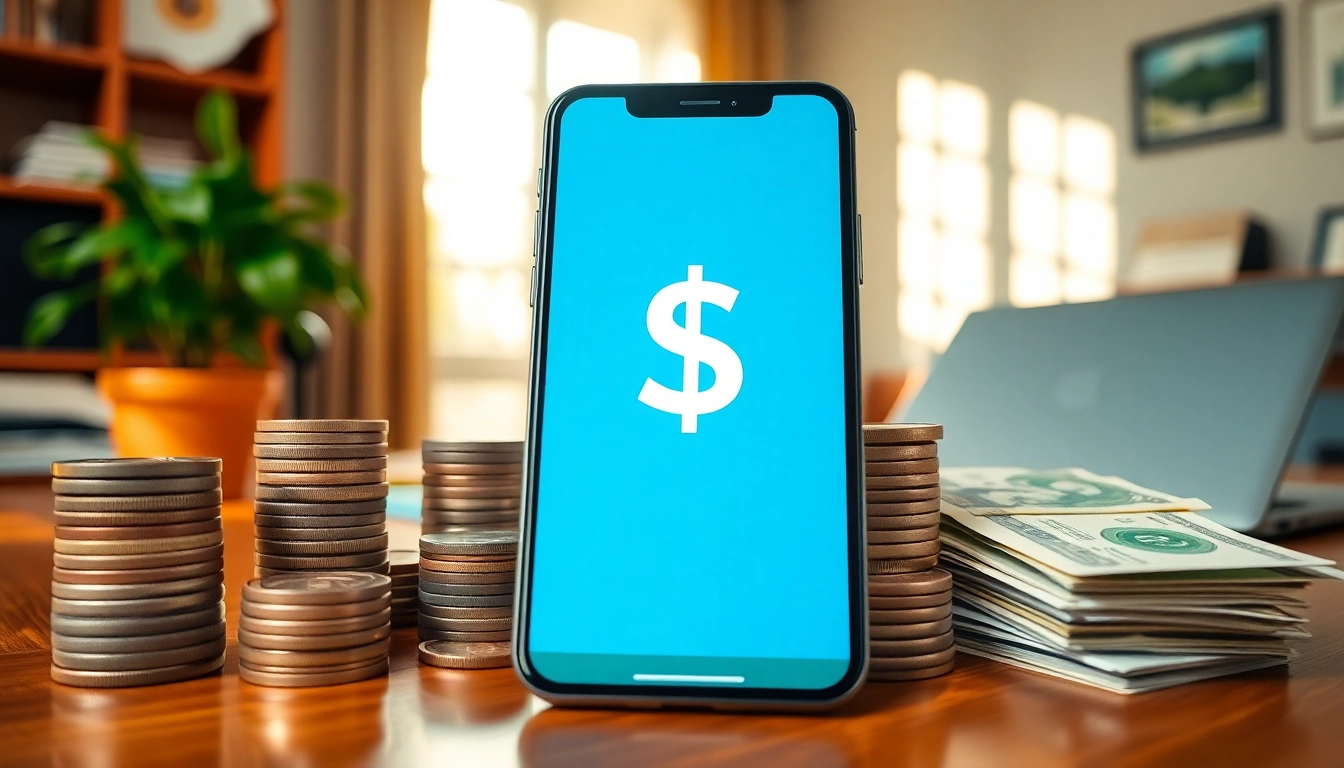 Turn your device into instant cash for phones with a professional smartphone display.
