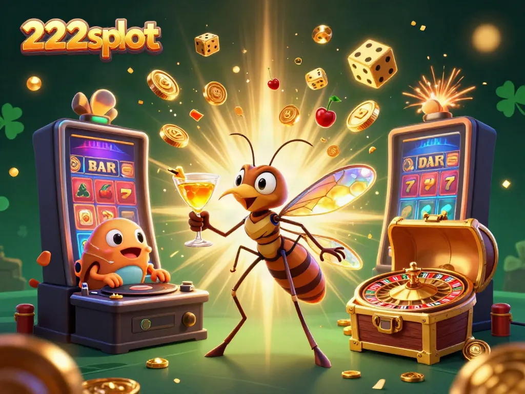 Mainkan judi slot dengan keseruan 222slot, simbol keberuntungan dan permainan interaktif yang menarik.