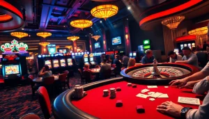 Experience the excitement of https://xx88.bar/ at a vibrant poker game, featuring intense players and colorful chips.