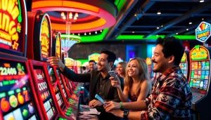 Memenangkan slot gacor hari ini dengan mesin slot yang penuh warna dan suasana menarik.