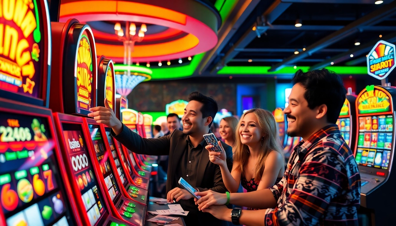 Memenangkan slot gacor hari ini dengan mesin slot yang penuh warna dan suasana menarik.