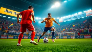 شاهد لحظة فريدة من كورة لايف في مباراة كرة القدم مع حماس الجماهير.