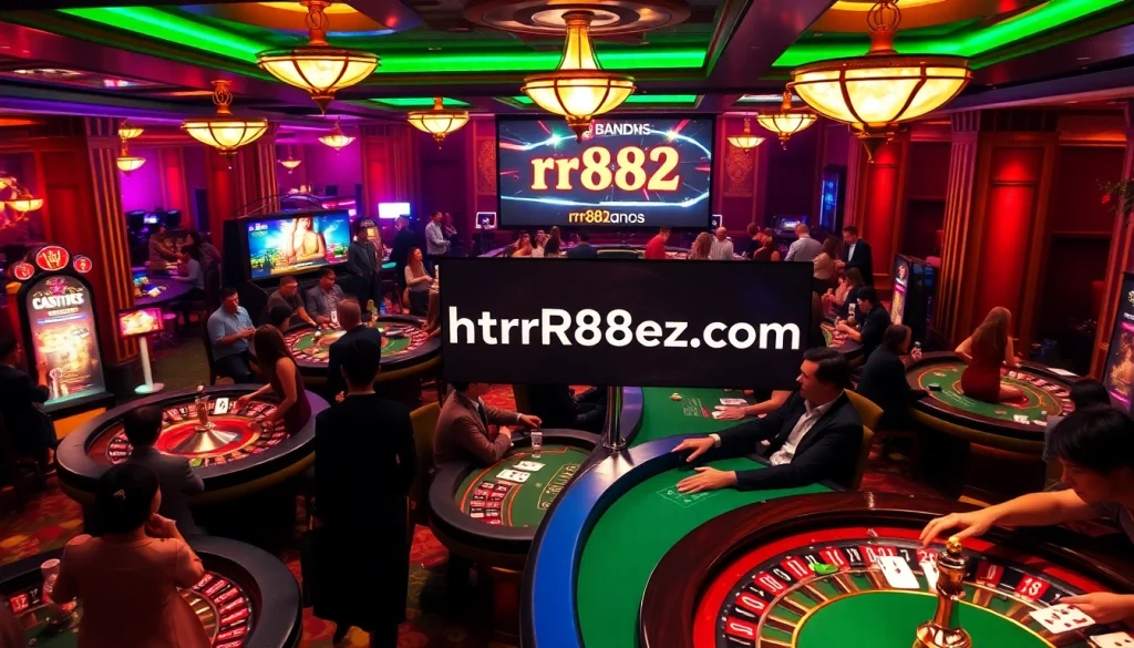 Players enjoy thrilling casino games while engaging with https://rr88ez.com/ for exclusive online betting opportunities.