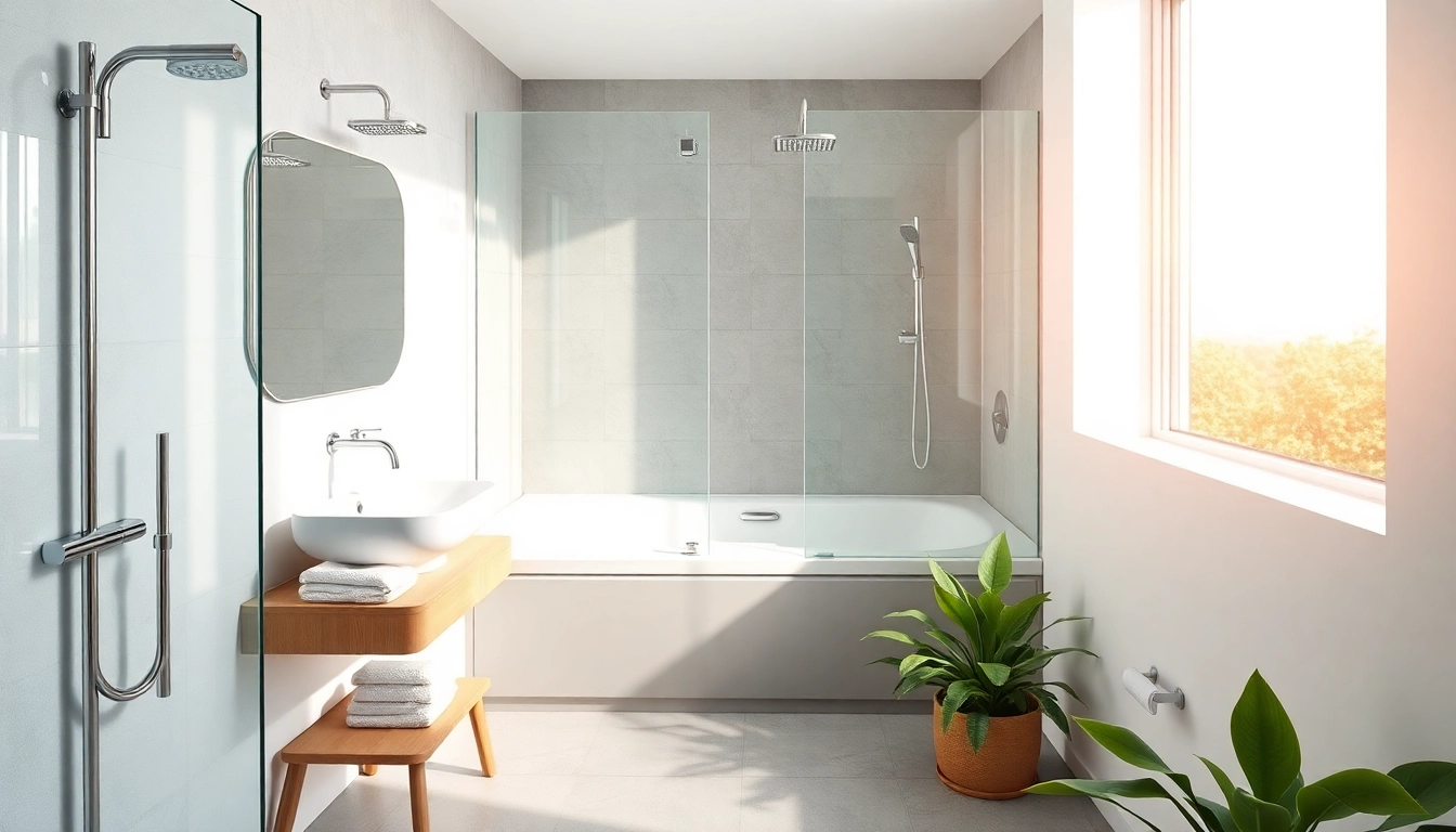 Erleben Sie die sonni Duschkabine mit elegantem Design und glatten Oberflächen im modernen Badezimmer.