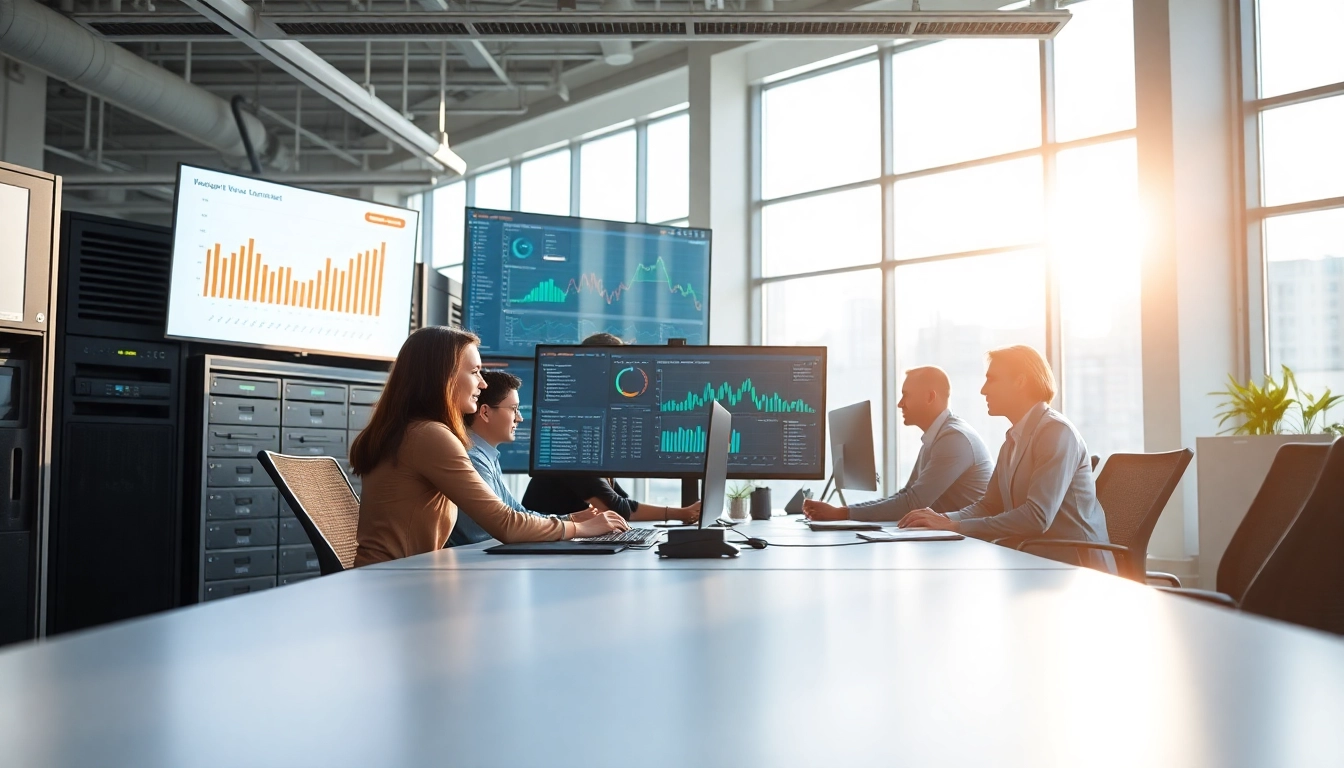 Enhance efficiency with virtualization Fredericksburg in a modern office setting.