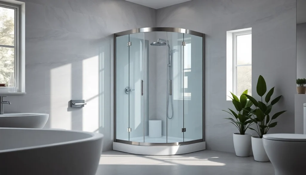 Besuchen Sie die elegante sonni Duschkabine mit klaren Linien und modernem Design für Ihr Badezimmer.