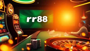 Experience the excitement of online gambling with rr88 link featuring vibrant slot machines and lively poker tables.