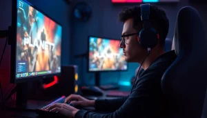 Maksimalkan pengalaman bermain dengan PLANET77 game di setup gaming menakjubkan.