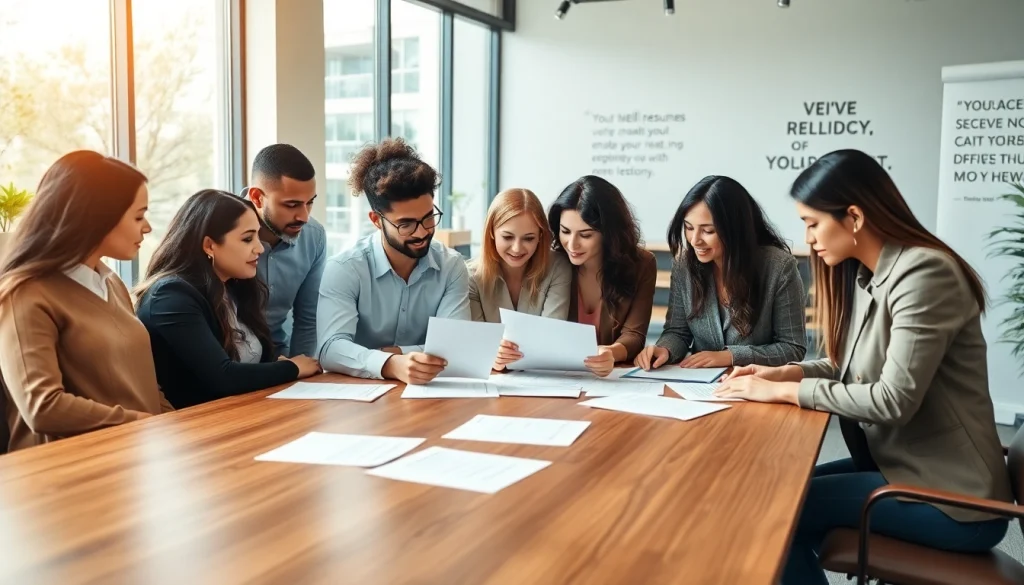 Enhance your career prospects with professional resume writing services near me in a collaborative office environment.