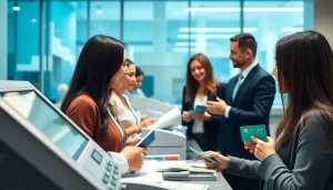 카드깡 신용카드와 현금을 교환하는 거래 과정의 상세한 장면