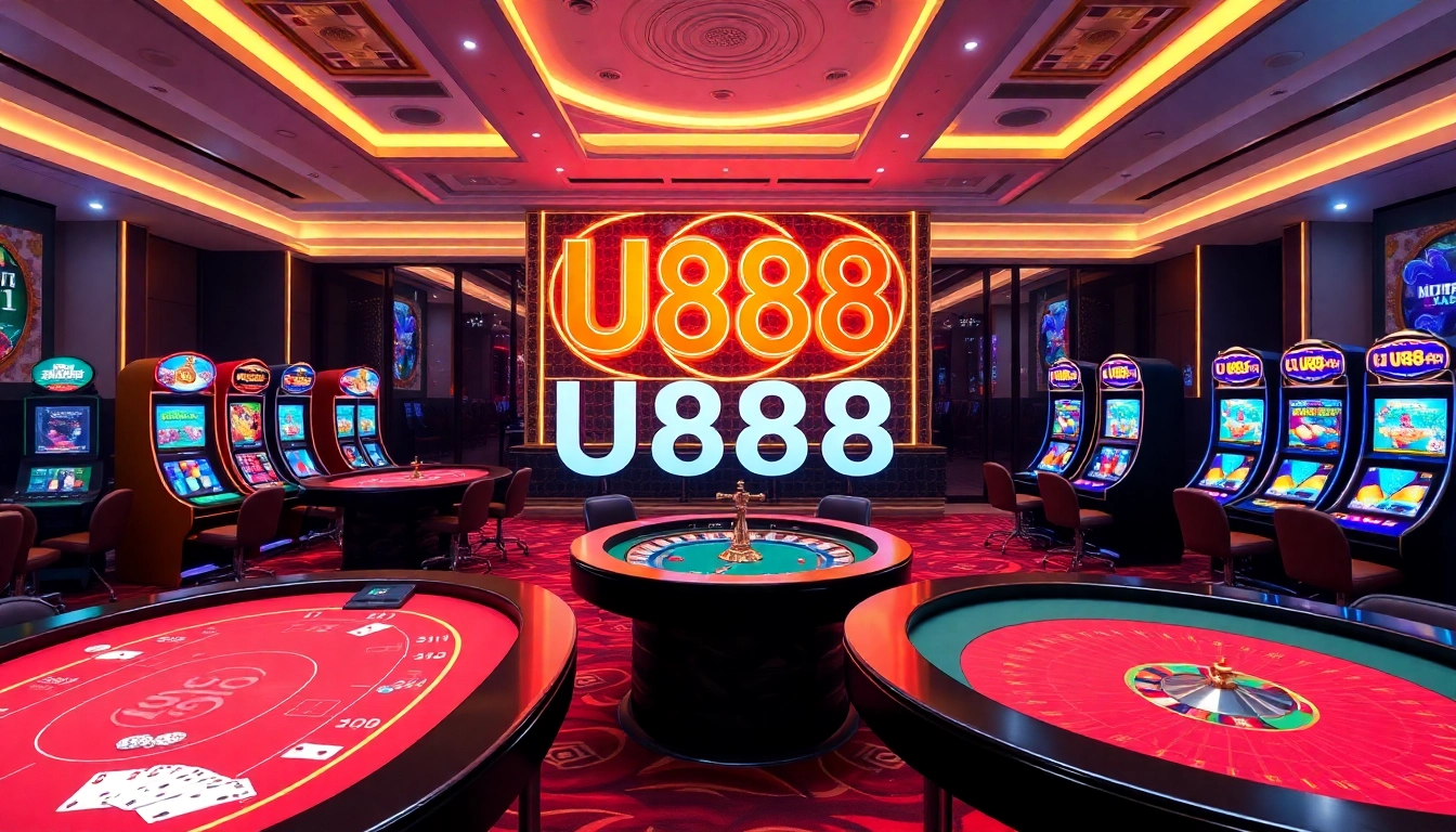 Experience thrilling gameplay at U888's premium online casino.