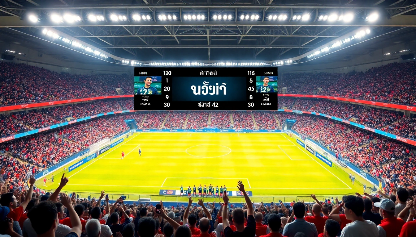 ติดตามผลบอลสดภาษาไทยด้วยการแสดงคะแนนและบรรยากาศที่สดใสในสนามกีฬา