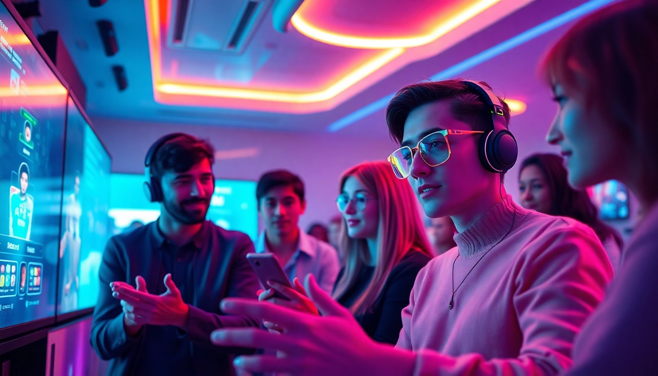 Engaging NSFW AI chatbot interactions showcasing advanced technology and diverse users.